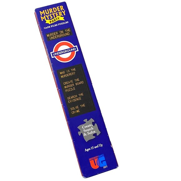 Murder on the Underground Mystery Party Case Files Puzzles Crime Teens Adults - Picture 3 of 5